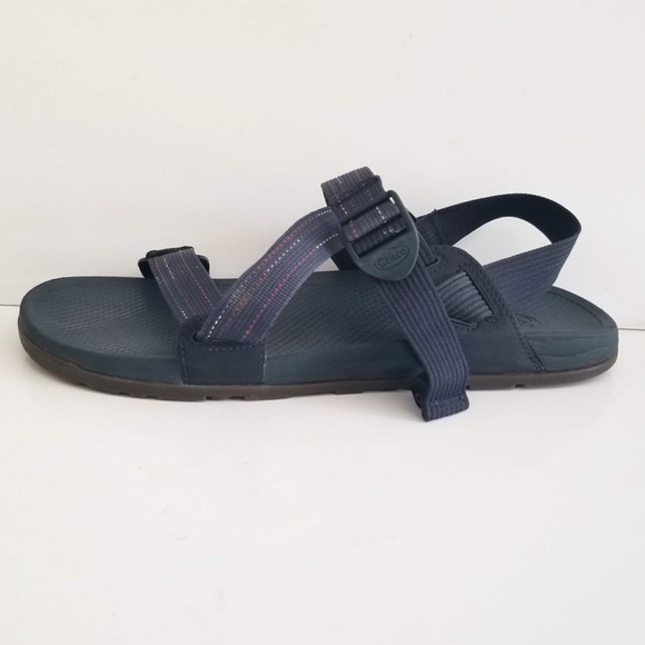 Chaco Men\'s Lowdown Blue Outdoor Hiking Sport Sandals Adjustable Strap Low Sz 12